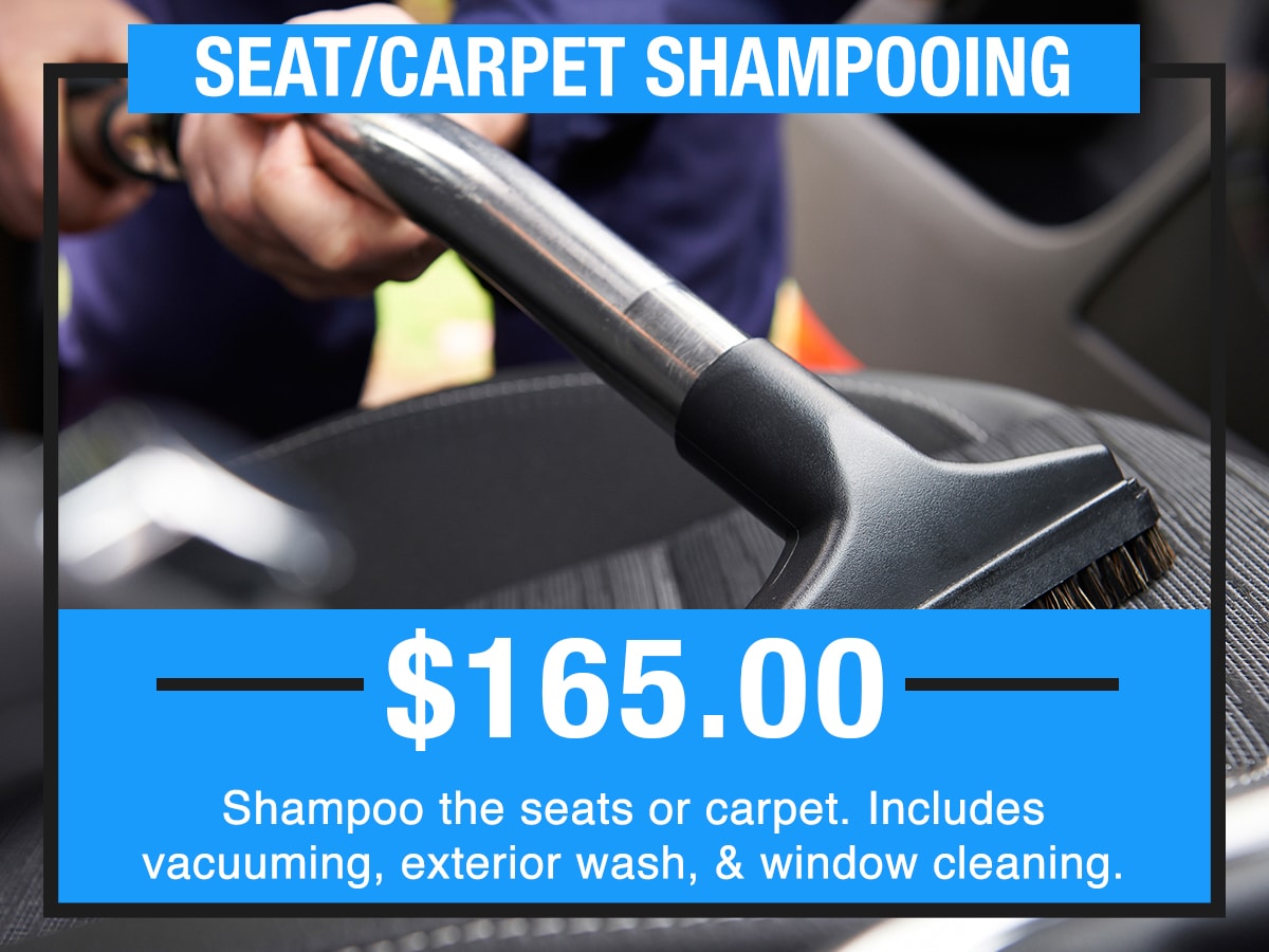 Seat/Carpet Shampooing Service Special Coupon Seat/Carpet Shampooing Service Special Coupon