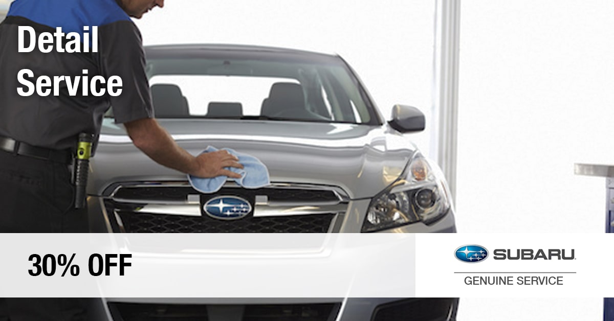 Subaru Detail Service Special Coupon Subaru Detail Service Special Coupon