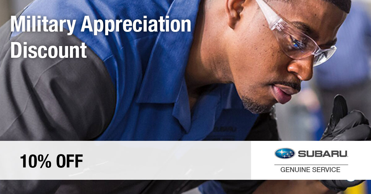 Subaru Military Appreciation Discount Service Special Coupon Subaru Military Appreciation Discount Service Special Coupon