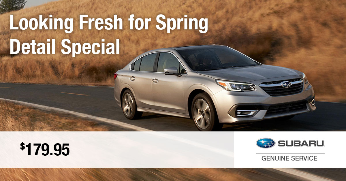 Subaru Spring Detail Service Special Coupon Subaru Spring Detail Service Special Coupon
