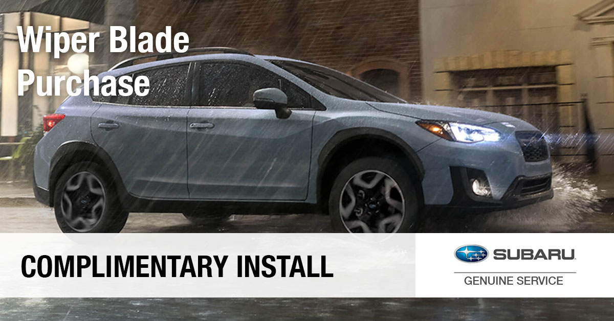 Subaru Wiper Blades Purchase Service Special Coupon Subaru Wiper Blades Purchase Service Special Coupon