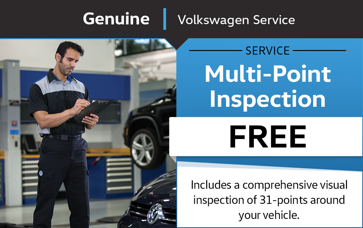 VW Multi-point Inspection Service Special Coupon VW Multi-point Inspection Service Special Coupon