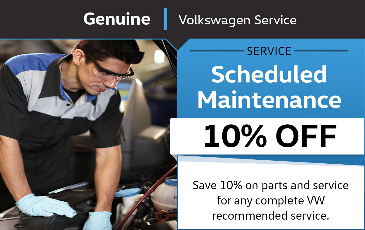 VW Scheduled Maintenance Service Special Coupon VW Scheduled Maintenance Service Special Coupon