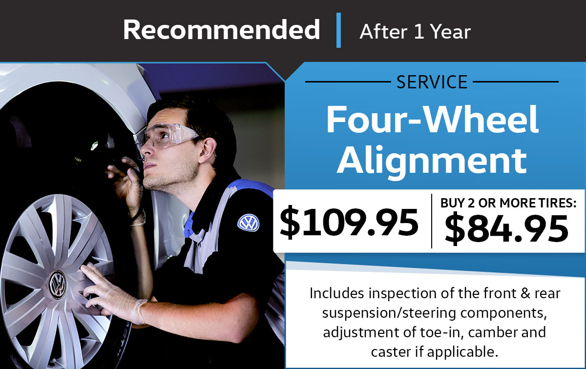 VW Four-Wheel Alignment Service Special Coupon VW Four-Wheel Alignment Service Special Coupon