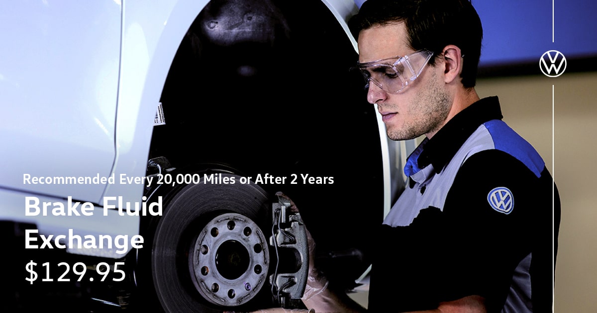 Volkswagen Brake Fluid Exchange Service Special Coupon Volkswagen Brake Fluid Exchange Service Special Coupon