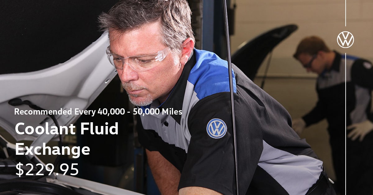 Volkswagen Coolant Fluid Exchange Service Special Coupon Volkswagen Coolant Fluid Exchange Service Special Coupon