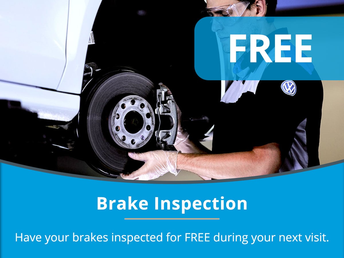 VW Brake Inspection Service Special Coupon VW Brake Inspection Service Special Coupon