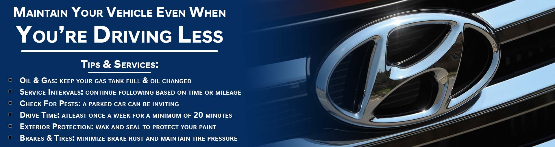 Hyundai Driving Less Maintenance Hyundai Driving Less Maintenance