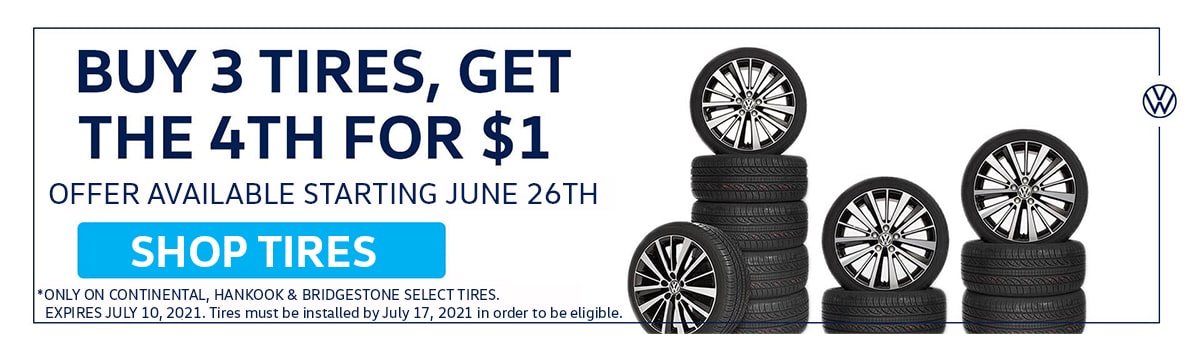 Volkswagen Buy 3 Tires Special Volkswagen Buy 3 Tires Special