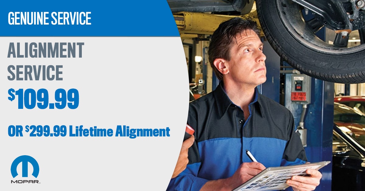 Jeep Alignment Service Special Coupon