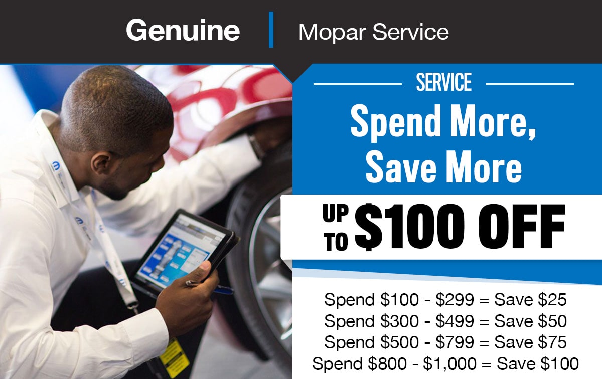 CDJR Spend More, Save More Special Coupon