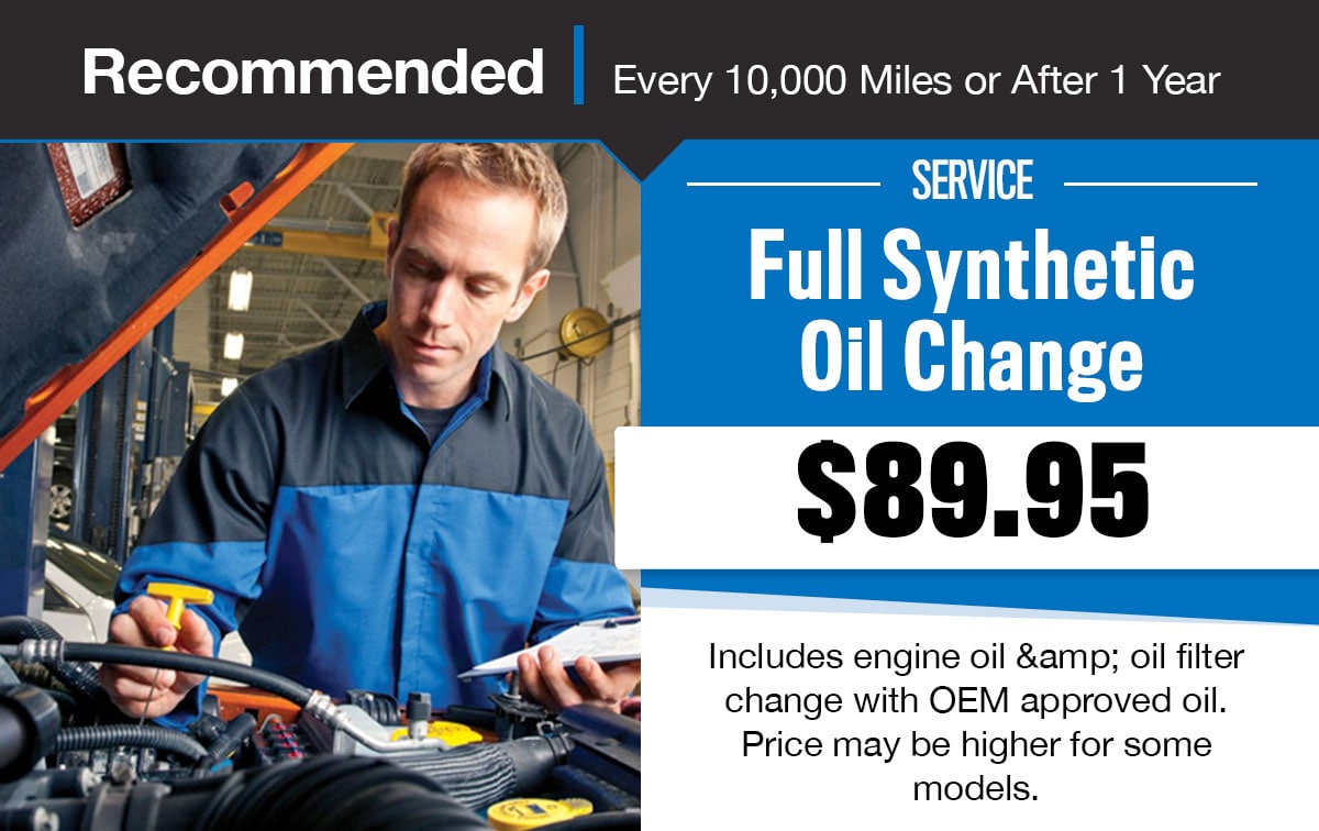 Full synthetic oil deals change