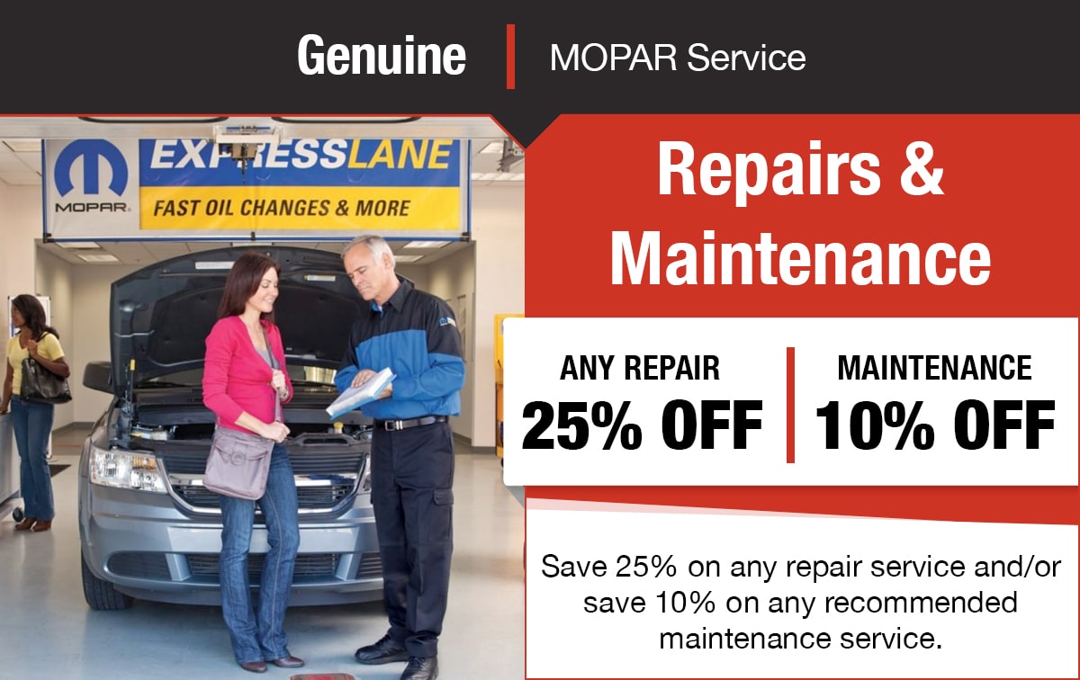 Repair & Recommended Maintenance Service Special Coupon Repair & Recommended Maintenance Service Special Coupon