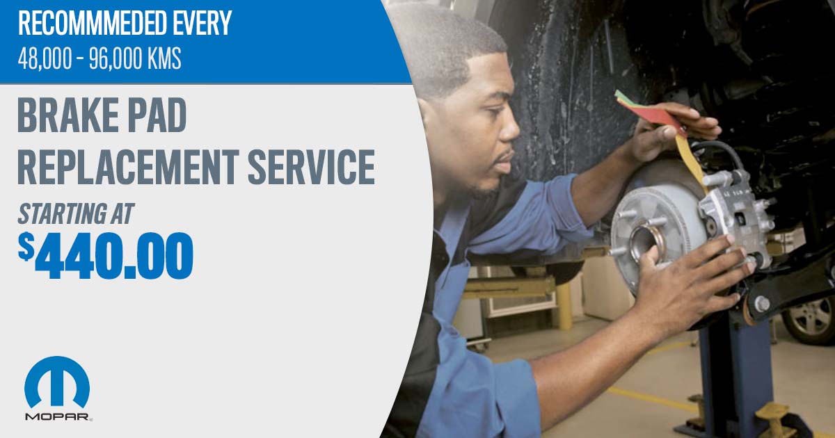CDJR Brake Pad Replacement Service Service Special Coupon