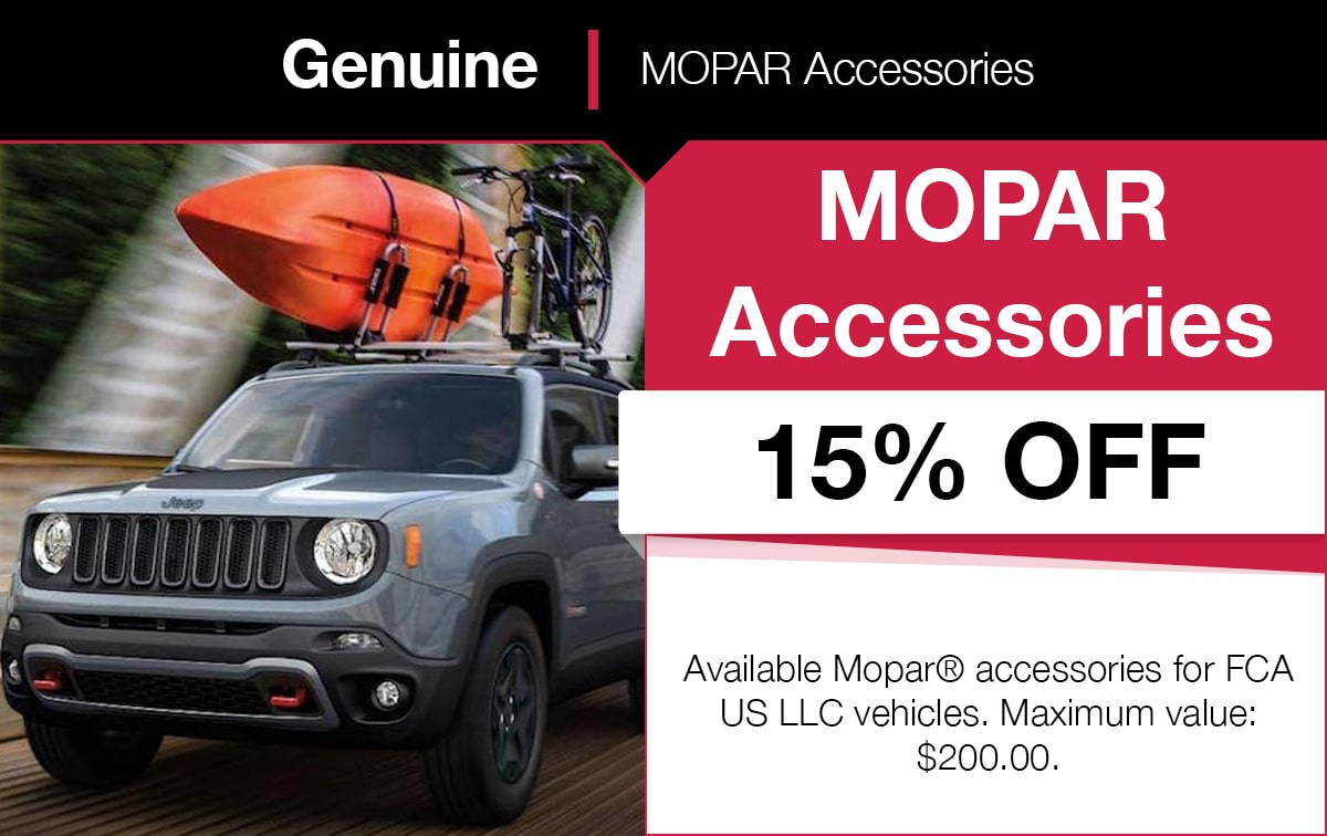 Mopar MOPAR Accessories Service Special Coupon Mopar MOPAR Accessories Service Special Coupon