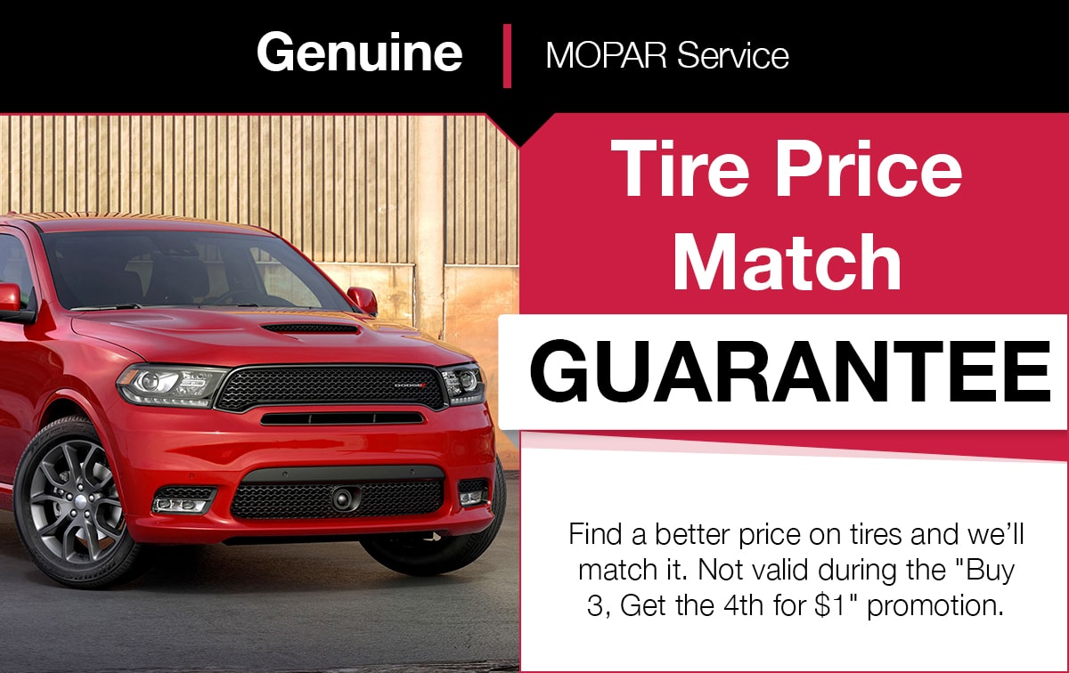 Mopar Tire Price Match Service Special Coupon Mopar Tire Price Match Service Special Coupon