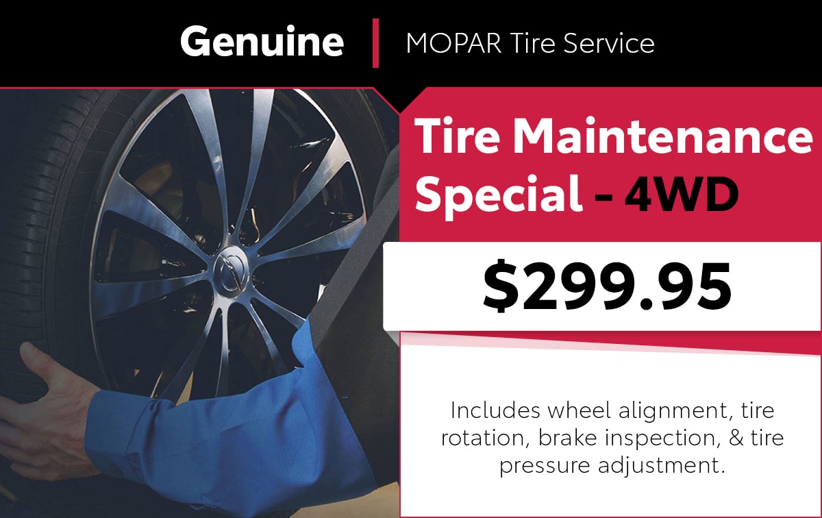 Mopar Tire Service Special Coupon Mopar Tire Service Special Coupon