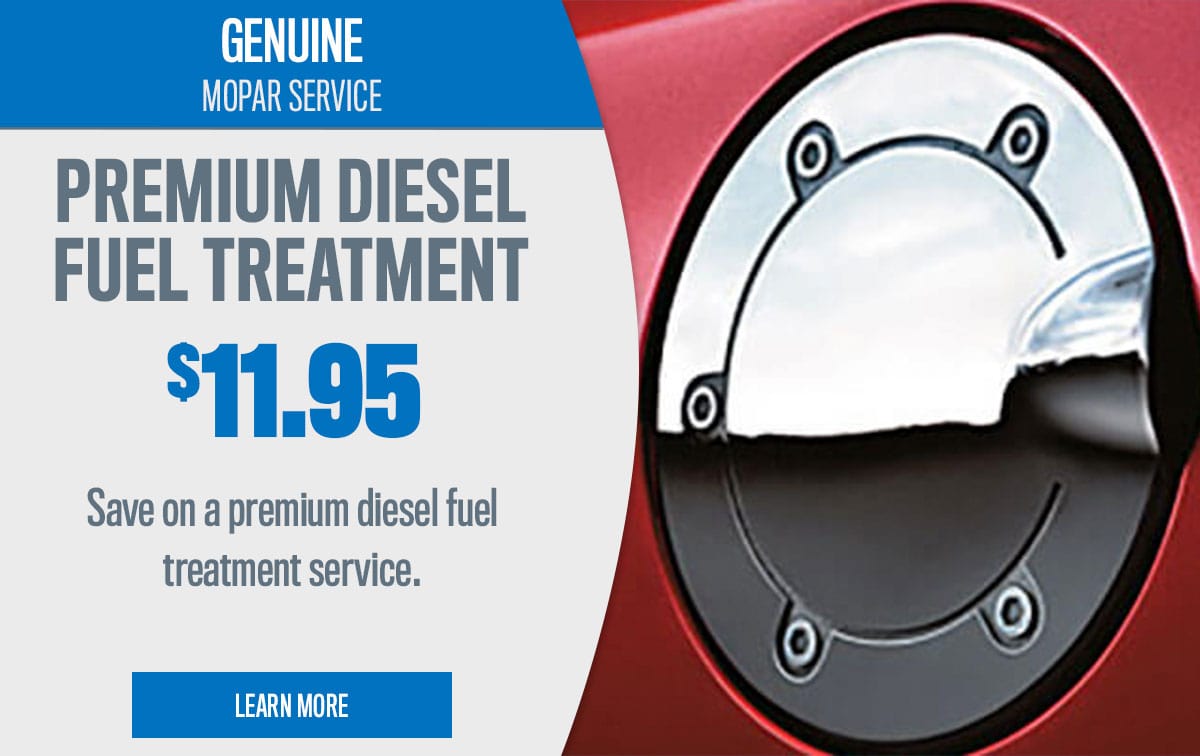 CDJR Premium Diesel Fuel Treatment Service Special Coupon