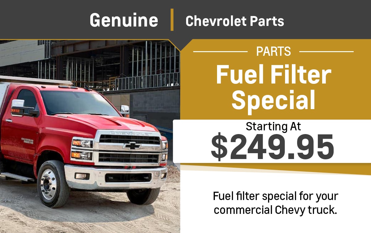 Chevrolet Fuel Filter Service Special Coupon