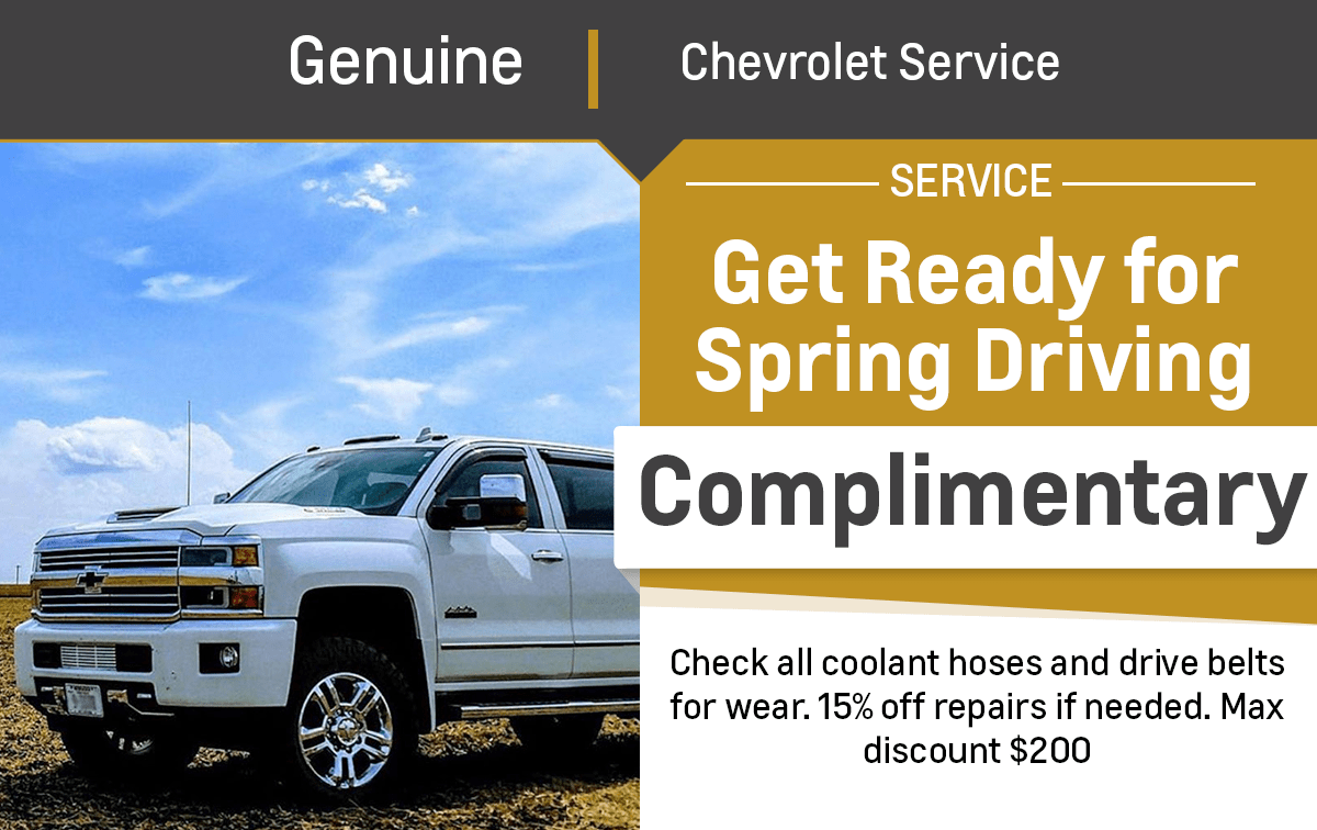 Chevrolet Spring Driving Special Coupon