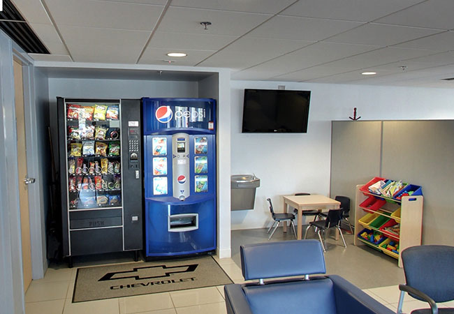 Kids Play area and Vending Machines