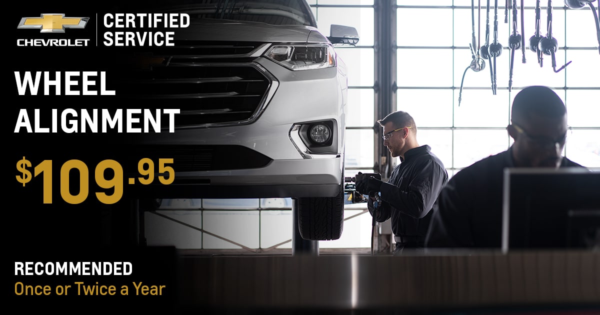 Chevrolet Wheel Alignment Service Special Coupon