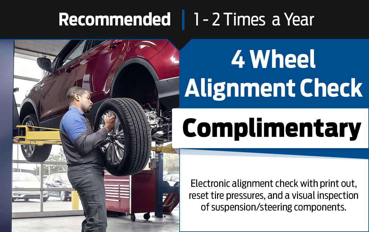 Ford Four-Wheel Alignment Check Service Special Coupon