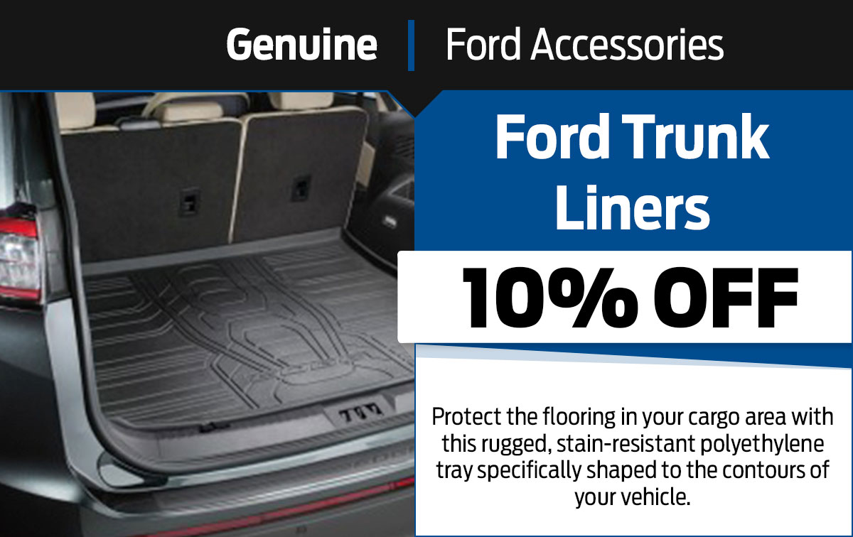 Ford Trunk Liners Special Coupon Ford Trunk Liners Special Coupon