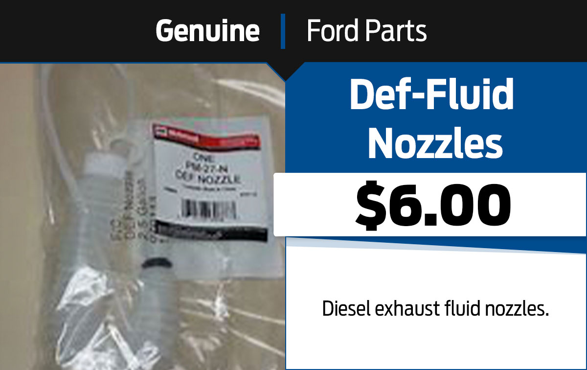 Ford Def Fluid Nozzles Special Coupon Ford Def Fluid Nozzles Special Coupon