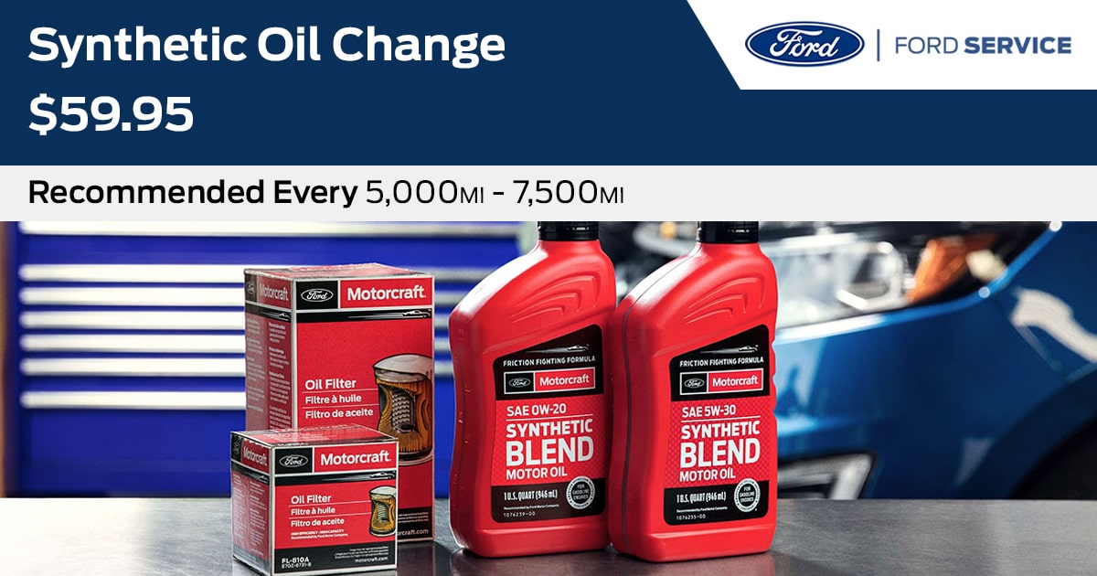 Ford Synthetic Oil Change Coupon