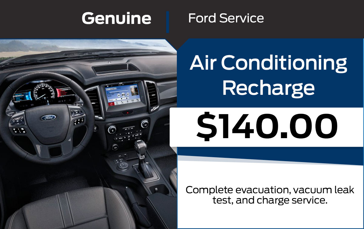 Ford Air Conditioning Recharge Service Special Coupon