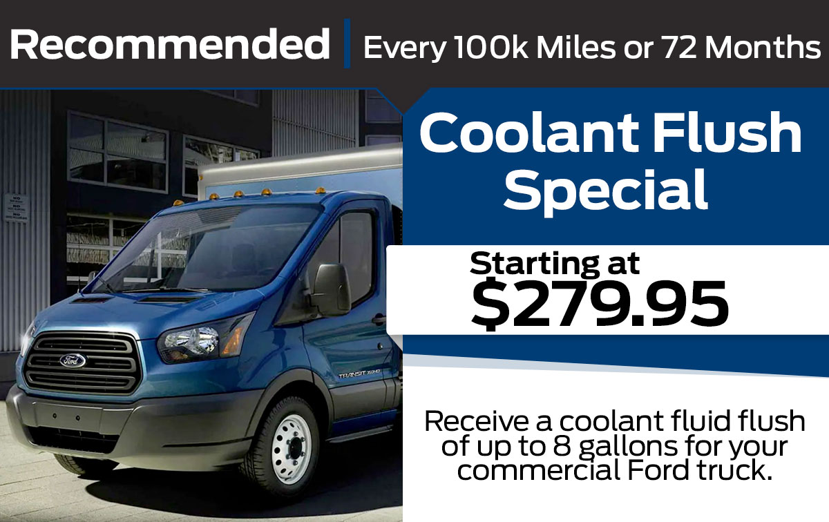 Ford Coolant Flush Service Special Coupon