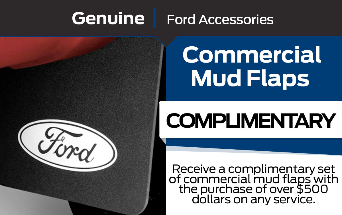 Ford Commercial Mud Flaps Service Special Coupon