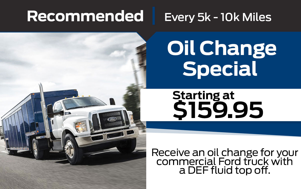 Ford Oil Change Service Special Coupon