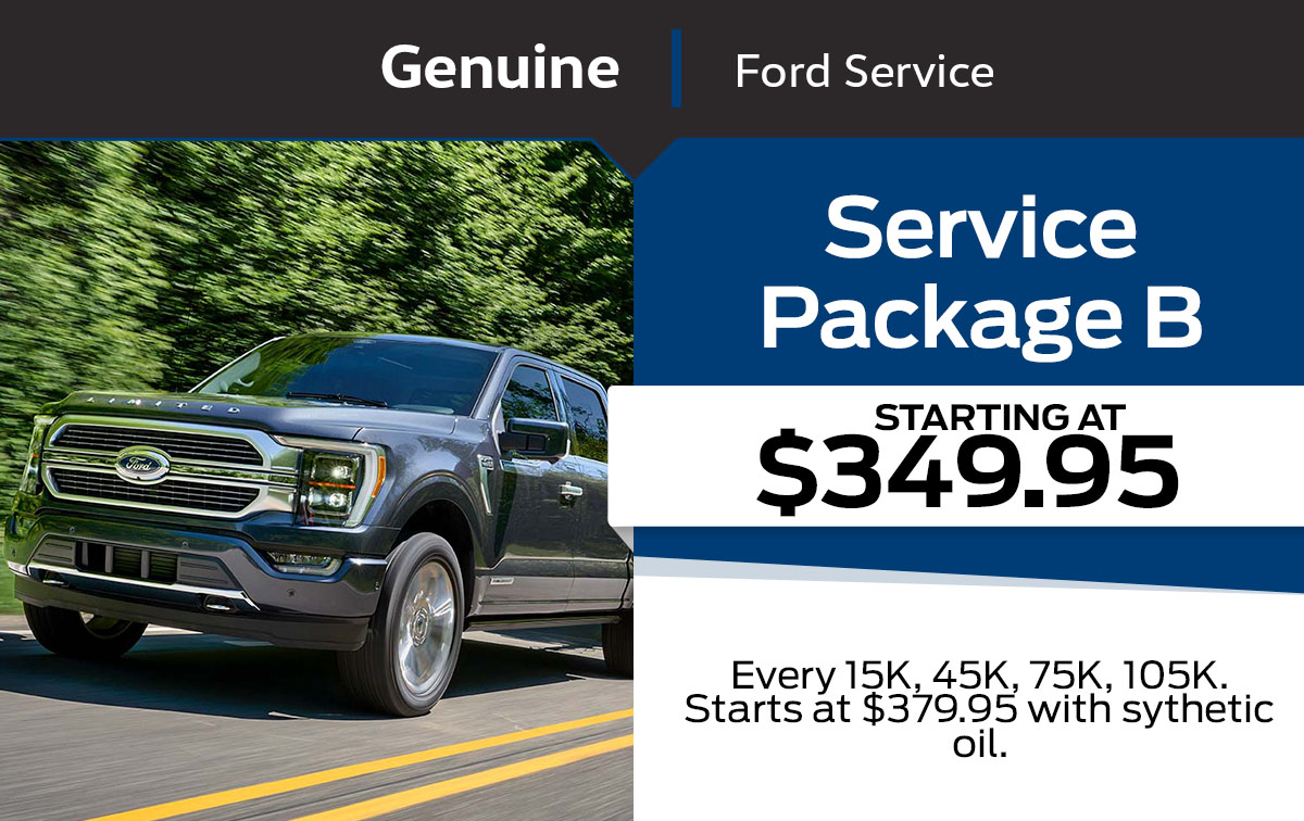 Ford Service Package B Special Coupon
