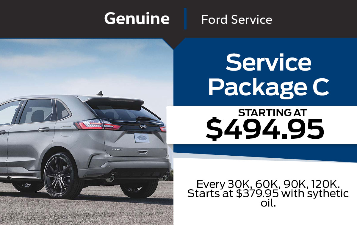 Ford Service Package C Special Coupon