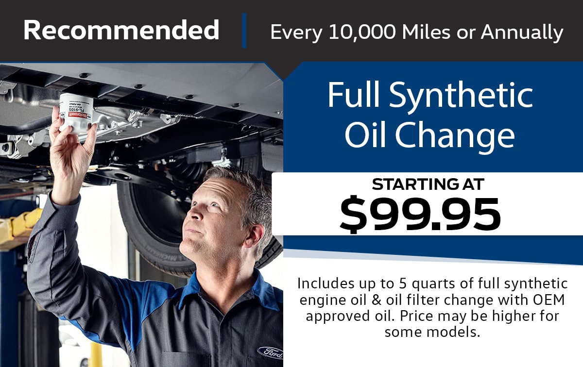 take five full synthetic oil change price