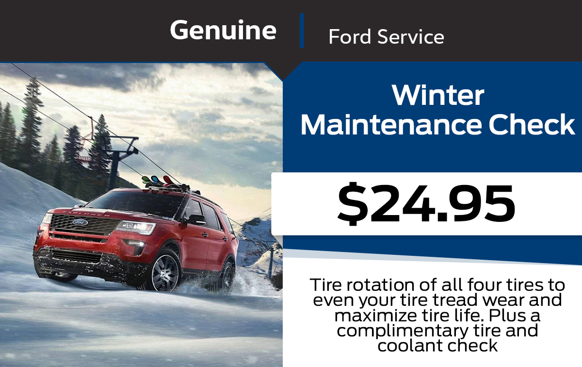 Ford Winter Maintenance Service Special Coupon