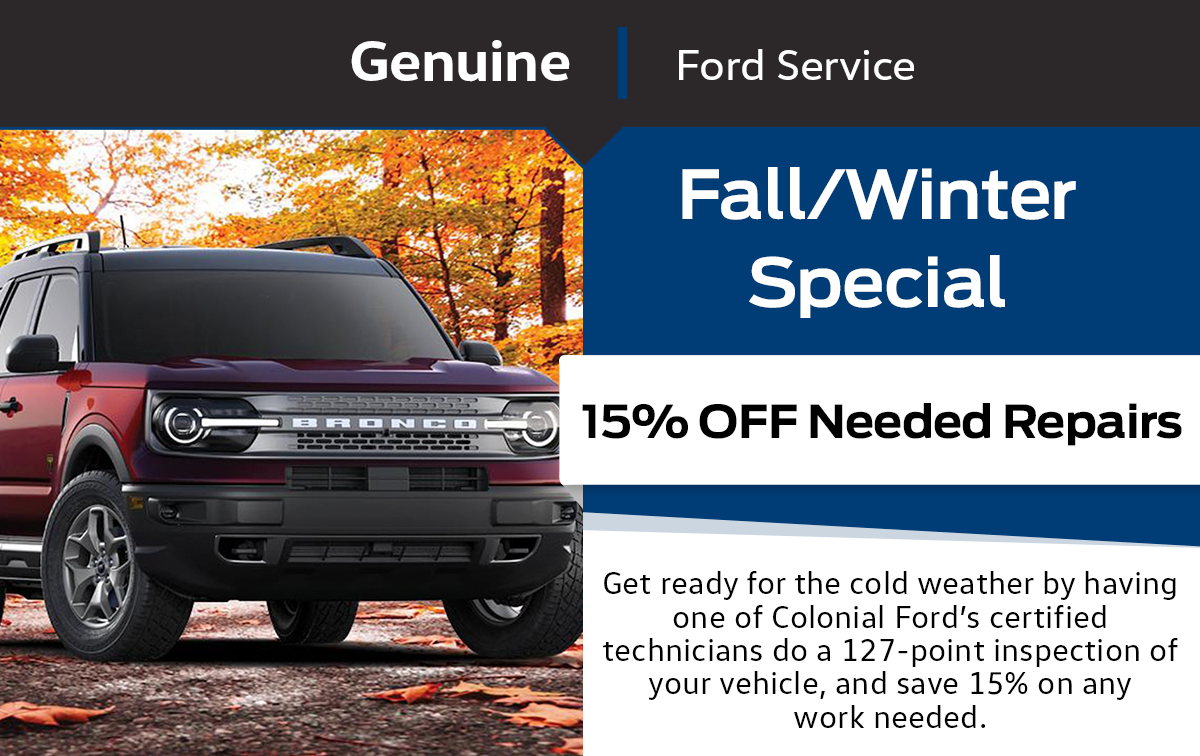 Ford Fall/Winter Service Special Coupon