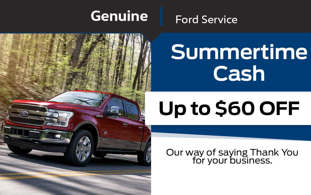 Ford Springtime Cash Service Special Coupon