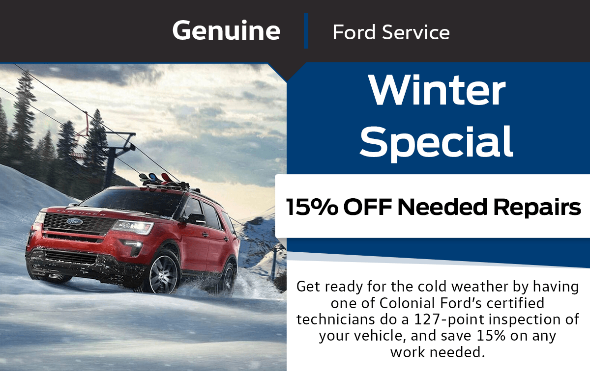 Ford Winter Service Special Coupon