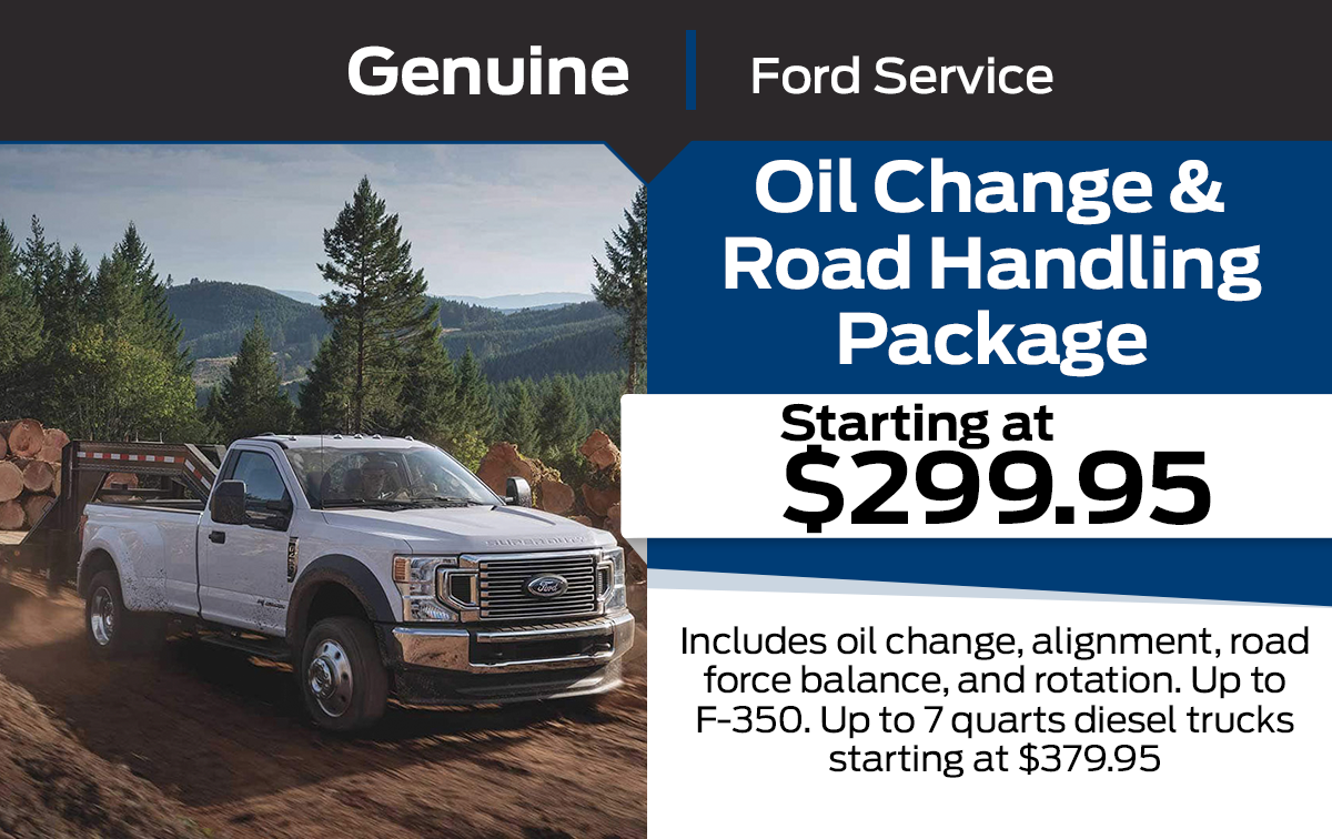 Ford Oil Change and Road Handling Service Special Coupon