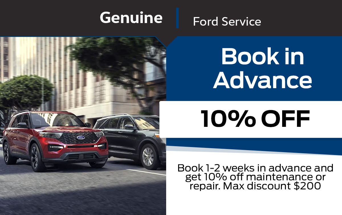Ford Book in Advance Special Coupon