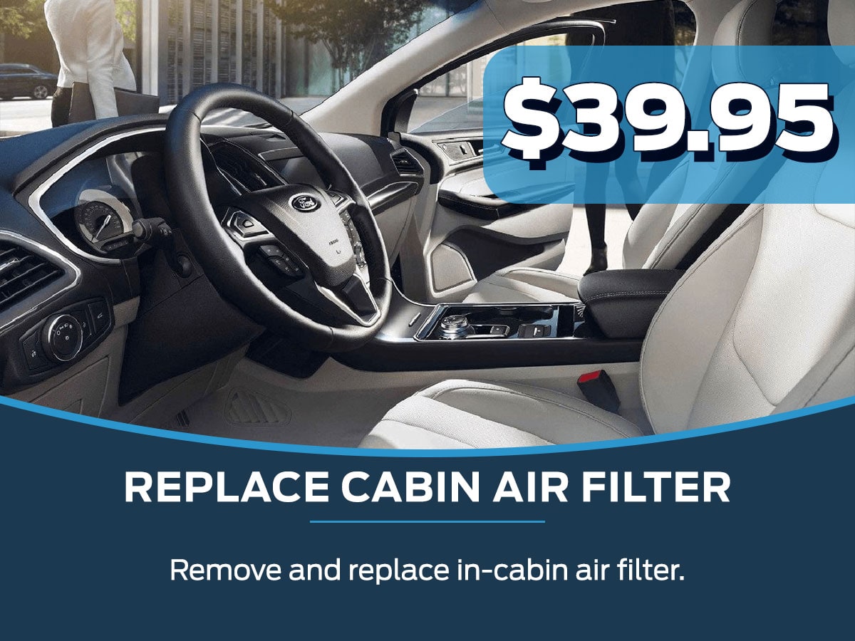Cabin Air Filter Replacement Service Joe Cooper Ford Yukon Ok