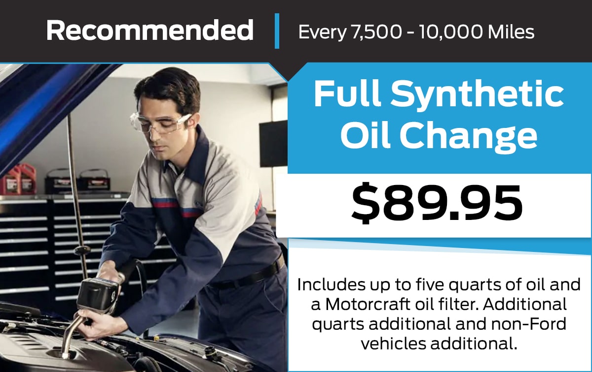 full synthetic oil change