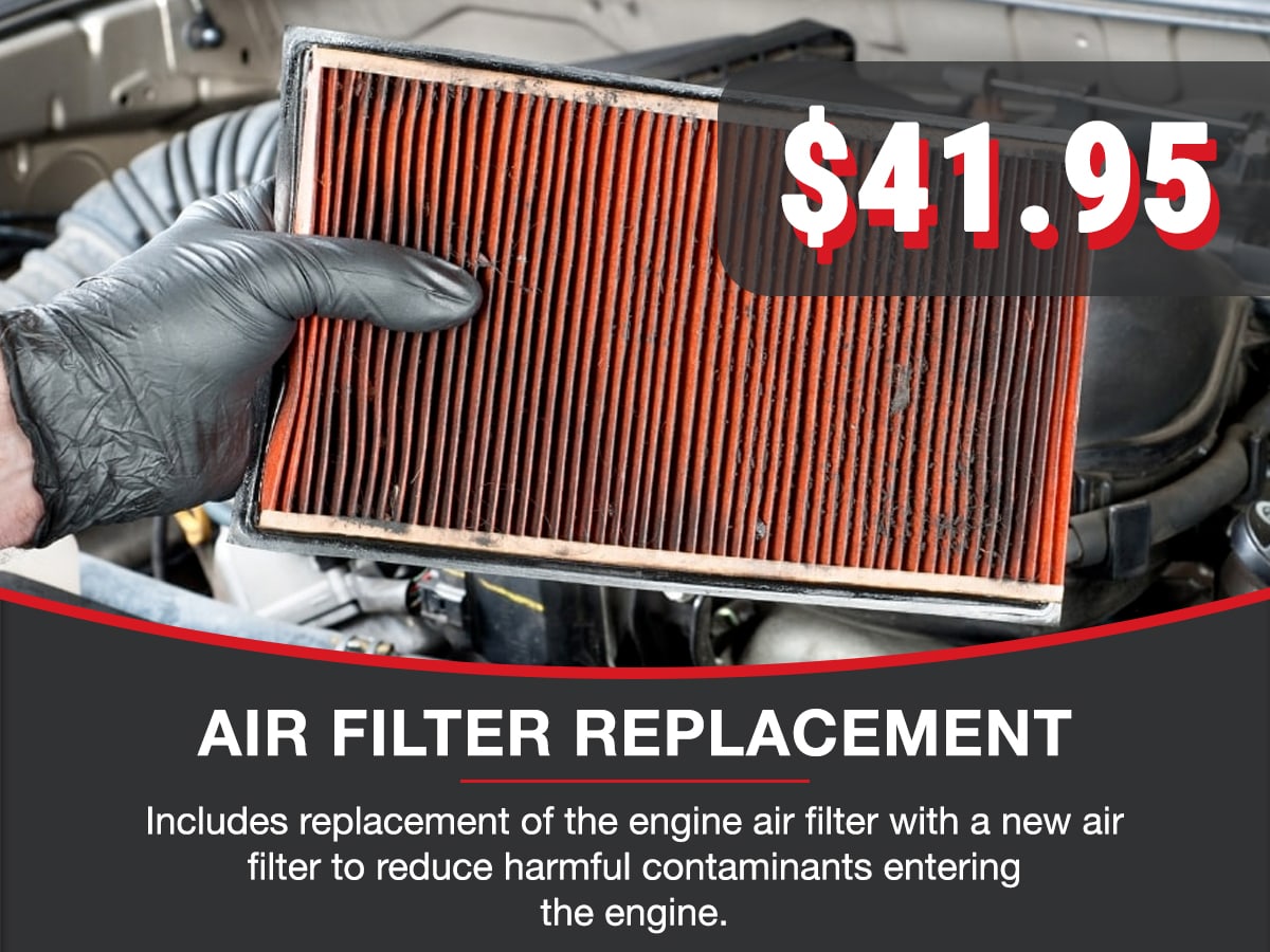 Air Filter Replacement Service Special Coupon