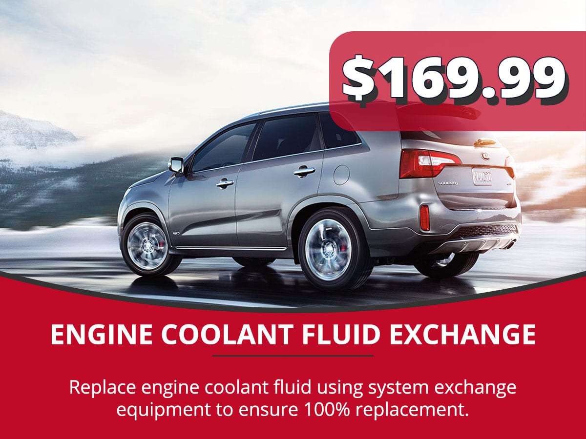 Engine Coolant Fluid Exchange Service Special Coupon Engine Coolant Fluid Exchange Service Special Coupon