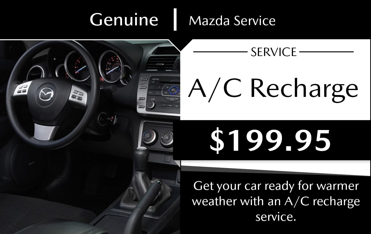 Mazda A/C Recharge Service Special Coupon