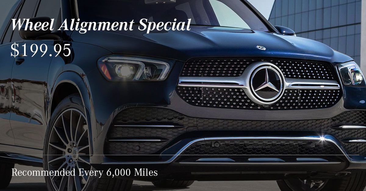 Mercedes-Benz Wheel Alignment Service Special Coupon