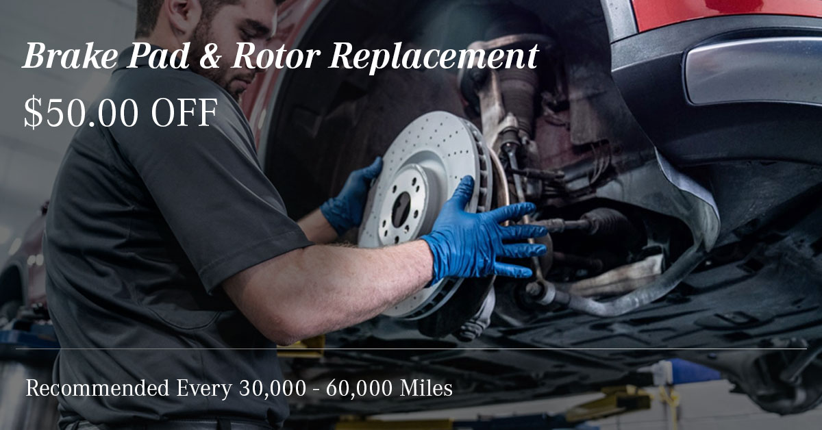 Mercedes-Benz Brake Pad & Rotor Replacement Service Special Coupon